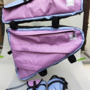 $er Set aus Fullframebag, Toptubebag und zwei Snackbags mit Klappdeckel